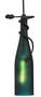 Wine Bottle Pendant Fixture illuminates commercial spaces.