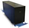 HP Blade Server Enclosure reduces noise for office deployments.