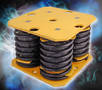 Spring Mounts support heavy-duty machinery applications.