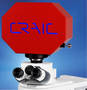 Spectrophotometer analyzes color of microscopic samples.