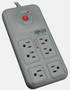 Power Strip/Surge Suppressor has electricity conserving design.