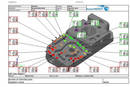 CAD Inspection Software creates single-page graphical reports.