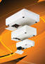 Plastic Electronic Enclosures accept 4 battery combinations.