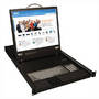 Console KVM Switch provides cable management.