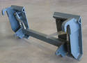 Skid Steer Adapter features all-welded design.