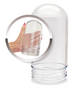 Silicone-Coated Glass Globes offer shatter resistance.