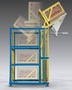Container Dumper enables dust-free discharging.