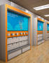 Wireless Merchandising Display affords flexible adaptability.