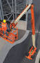 Telescopic 150 ft Boom Lift delivers work envelope flexibility.