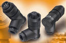 Right-Angle Connectors accept cables with ODs from 8-12 mm.