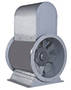 Fiberglass Tubeaxial Fans range from 12-60 in. in diameter.