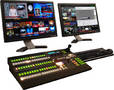 Video Production System features single mix/effect control panel.