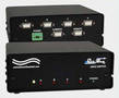 Four-Position Data Switch enables DB9 device sharing.