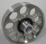 Independent Pulley System enables on-the-fly flat belt adjustments.