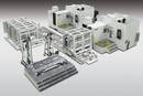 Five-Axis HMC enables high-throughput of aerospace parts.