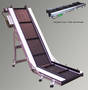 Low Profile Belt Incline Conveyor features adjustable angle.
