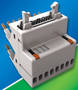 Signal Conditioner/Relay Adapter connects to PLCs, I/O systems.