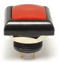 Illuminated Square Pushbutton comes in metal die cast housing.