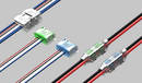 LED Lighting Connectors feature pushbutton terminations.