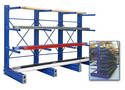 Cantilever Racking is based on modular bays and fittings.