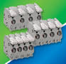 PCB Terminal Strips provide lever operated terminations.