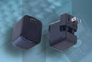 Switching Power Supply features folding AC plug.