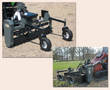 Landscape Rakes attach to skid steers and 3-pt tractors.