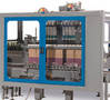 Case Packer runs multiple sizes and packs of bottles.