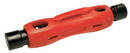 Coax Cable Stripper simultaneously removes jacket, conductors.