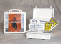First Aid Kits are equipped to address heat stress.