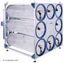 Air Filter features self-cleaning design.
