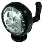 Military, Handheld LED Spotlight features magnetic base.