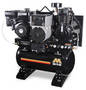 Welding System combines air compressor, generator, welder.