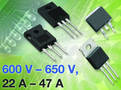 N-Channel Power MOSFETs offer max on-resistance down to 64 mohm.