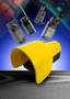 Guarded Footswitch withstands heavy-duty applications.
