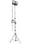 LED Light Tower enables positioning of lights from 3-12 ft high.