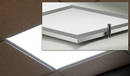 LED Flat Panel Downlight replaces 2 x 2 ft fluorescent troffers.