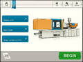 Process Monitoring System features touchscreen interface.