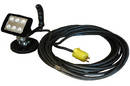 Handheld LED Work Light features magnetic base.