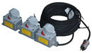 Explosion-Proof Extension Cord features 3 receptacles.