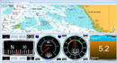Navigation Software facilitates boat trip planning.