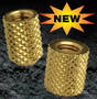 Precision Brass Inserts are intended for mold-in applications.