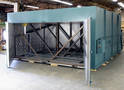 Walk-In Batch Oven is electrically heated to 500°F.