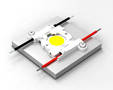 Solderless LED Socket supports Nichia chip-on-board LEDs.