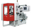 Injection Blow Molder produces bellows for shock absorbers.
