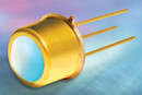 GaAlAs IR Emitter delivers high power and narrow beam.