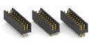 Shrouded Male Connectors come in 4-64 pin configurations.