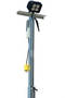 Portable LED Light Tower has heavy duty design.