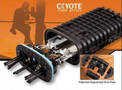 Fiber Optic Dome Closure facilitates access to each cable.
