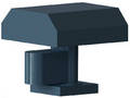 Fiberglass Hooded Roof Ventilators suit corrosive environments.